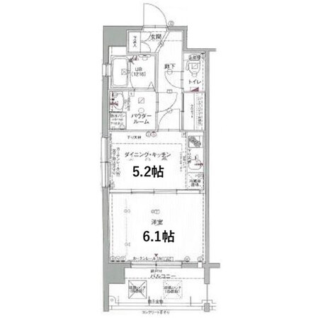 エスリード西大路駅前の物件間取画像